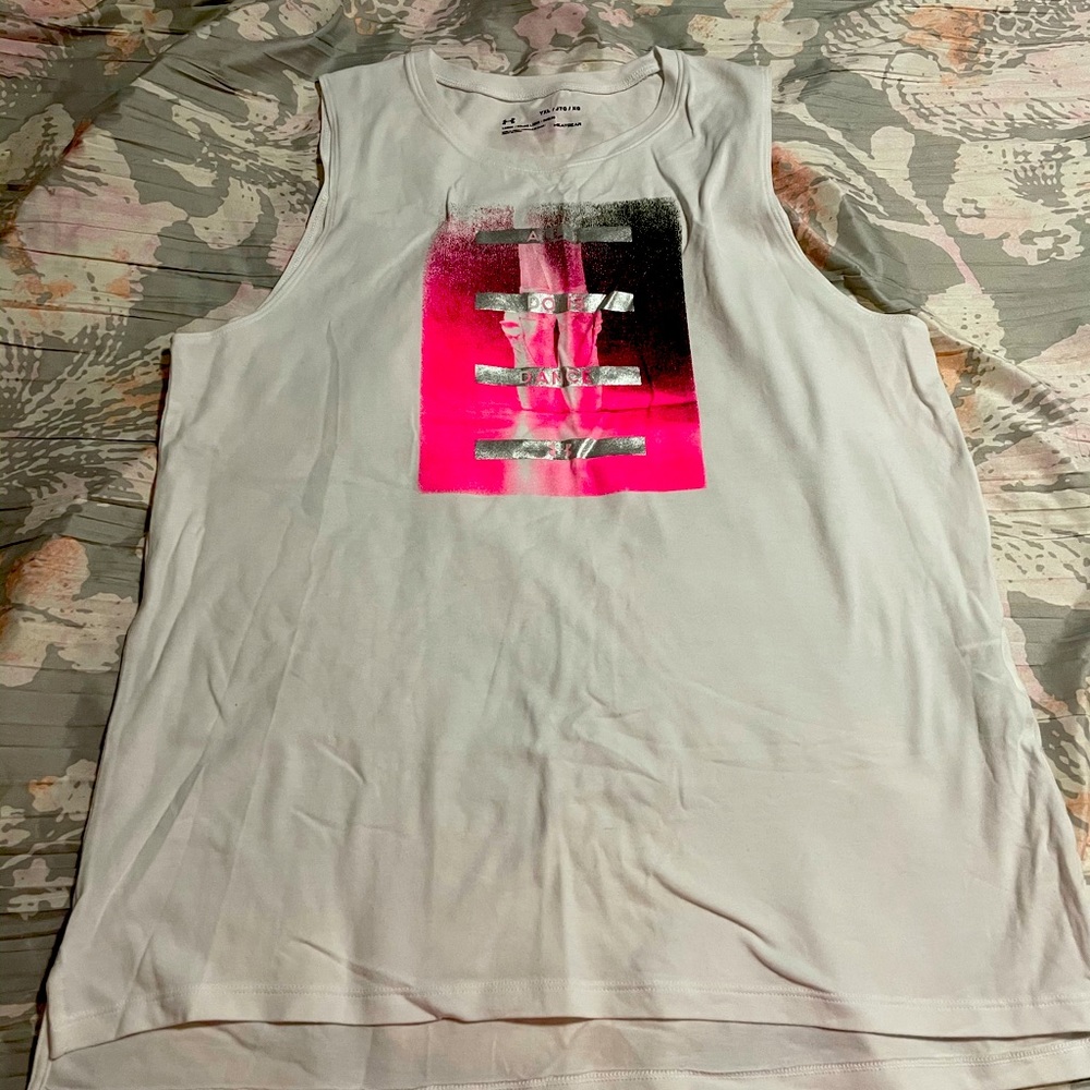 All I do is dance girls tank top from Under Armour